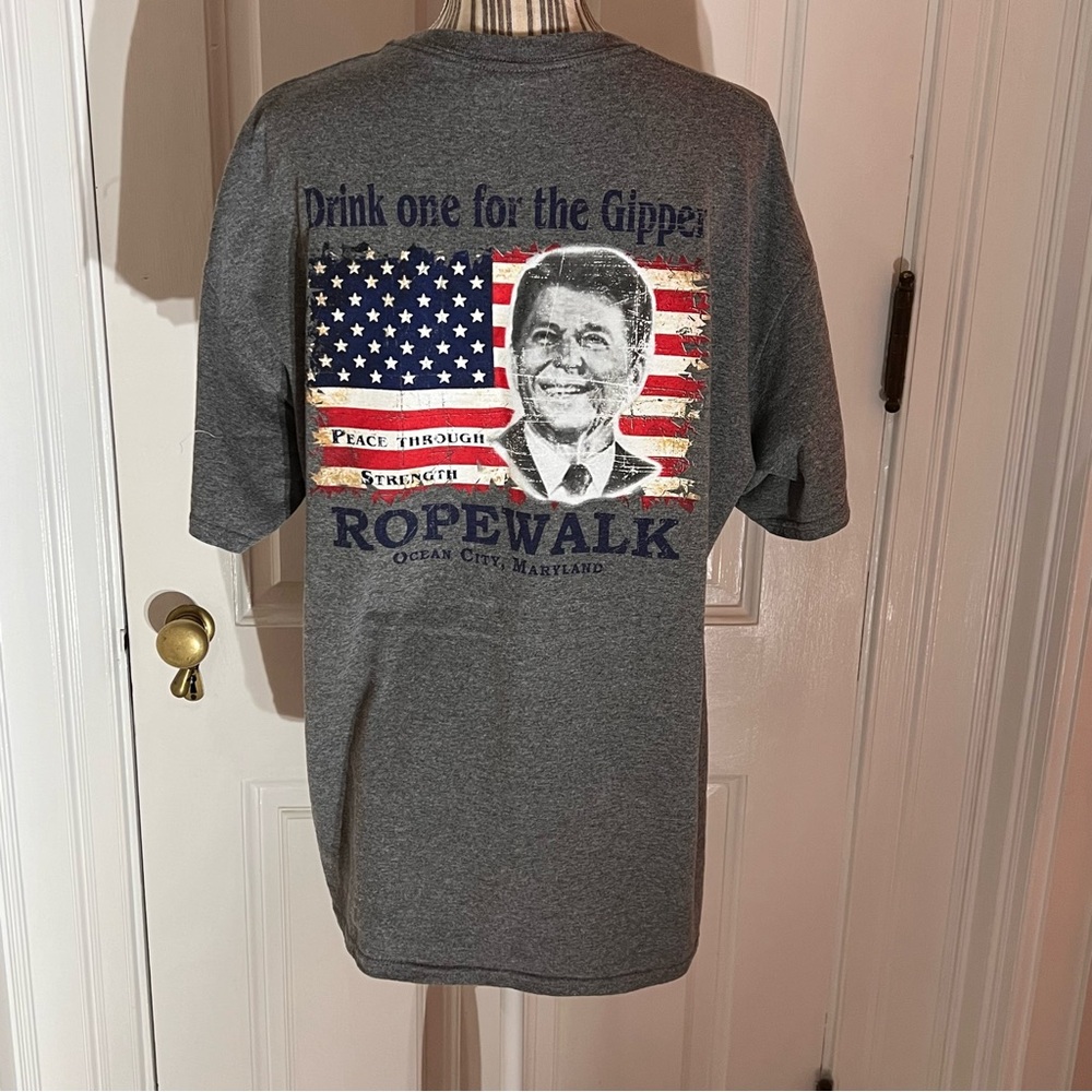 Ronald Reagan XL Gipper t shirt Maryland patriotic S194